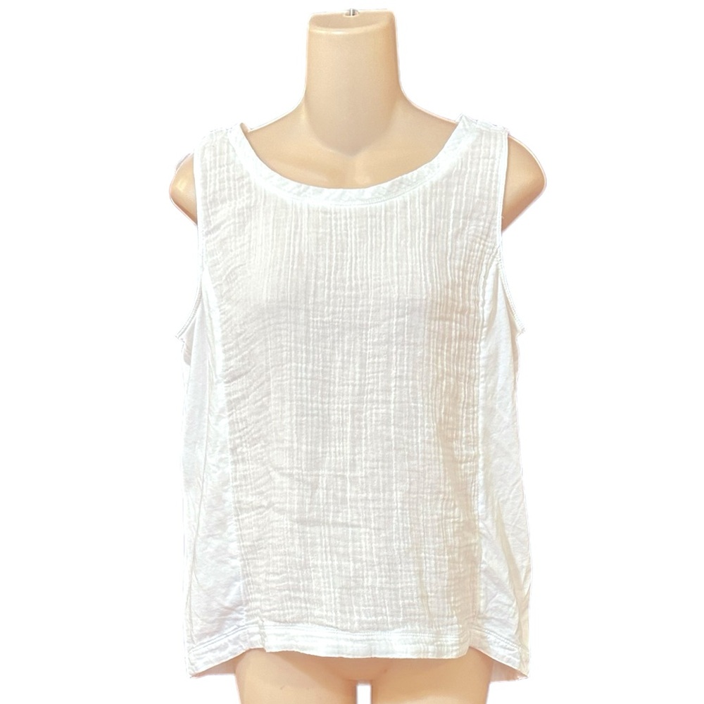 Loft Lounge Sleeveless Top White Size Small